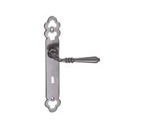 Ensemble de porte BOUVET - Ligne LANGUEDOC - Fer patiné - Condamnable - 1710