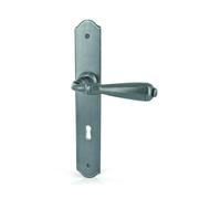 Ensemble de porte étroit Espalion BRIONNE Fer patiné - Clé i - 1019422SP