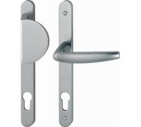 Ensemble de porte palière Atlanta 554/300LMSGL/1530 HOPPE plaque étroite Argent F9 Clé i - entr.70 ép.68/77 - 3891734