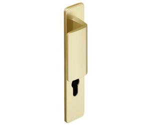 Ensemble de porte palière Riviera 536 BEZAULT Entraxe 195 mm Champagne - Clé i -