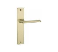 Ensemble de porte Riviera 90 BEZAULT Entraxe 195 mm Champagne - Bec de cane - 0072805