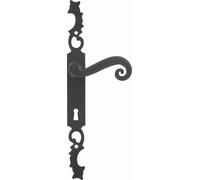 Ensemble de porte rustique Aquitaine 41 BOUVET Fer noir - Clé i - 16406