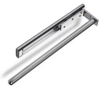 Ensemble de porte serviette - Rack extensible - Organisation de salle de bain - Conception télescopique - 32-48 cm - Chrome