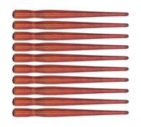 Ensemble de Porte-stylos à Plume en Bois, 10 Pièces, Poignée Plus Lisse, Idéal pour la Peinture Artistique et la Calligraphie (rouge)