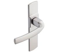 Ensemble de porte sur plaque Artis BEZAULT Entraxe 165mm - Chrome velours - Bec de cane - 865384