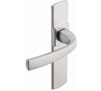 Ensemble de porte sur plaque Muze BEZAULT - Entraxe 165mm - Chrome velours - Bec de cane - 4075/6390