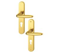 Ensemble de porte Verona HOPPE - Laiton poli - M151/265LF - Clé i - 2811051