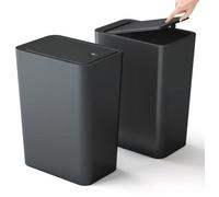 Ensemble de poubelles Azomor compactes et inodores pour la cuisine et la salle de bains, avec mécanisme à pédale