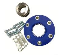 Ensemble de poulie d'entraînement de compresseur de rechange à 6 boulons d'accouplement pour Carrier X2 X4 1800 7500 King Unit Roues métalliques et manchon de transmission de puissance (ensemble)