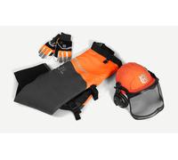 Ensemble de Protection Anti-coupure Husqvarna Inclus Gants Casque Forestier Et