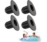 Ensemble de quatre bouchons pour piscine, bouchon pour filtre de pompe à eau, compatible avec les spas Intex et Bestway.