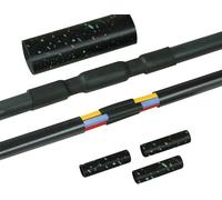 Ensemble de raccordement thermorétractable avec éclissages 16 - 55 mm HellermannTyton 380-04015 1 pc(s)