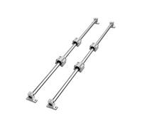 VEVOR Ensemble de rails de guidage linéaire, SFC16 1000 mm, 2 rails de guidage SFC16 39,4 po/1000 mm, 4 blocs coulissants SC16, 4 supports de rail, rails linéaires et kit de roulements pour machines