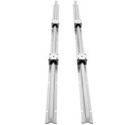 Ensemble de Rails Guidage Linéaires-Duoku-SBR20 800mm-2 Rails de 31,5 po et 4 Blocs Coulissants SBR20UU-pour Machines Routeur CNC