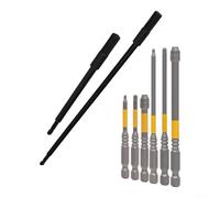 Ensemble de Rallonges Hexagonales 8 pour en Acier Allié pour | Set Bricolage Maison, Embout Réparation Auto, Tournevis Ergonomique, Bit Hexagonal Long, Outils Atelier Pro