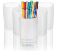Ensemble De Rangement De Bureau Sans Bpa Avec 15 Compartiments, Boîtes Empilables Et Porte-Gobelets Pour Fournitures Scolaires Et De Bureau