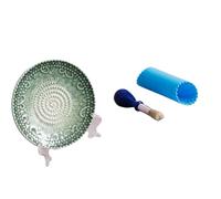 Ensemble de râpes à assaisonnement manuel, de broyeur en céramique pour ail, gingembre, légumes mous avec brosse et tube éplucheur, présentoir pour la cuisson, de broyage d ' ail, broyeur