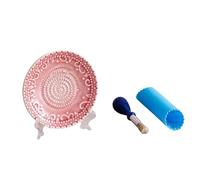 Ensemble de râpes à assaisonnement manuel, de broyeur en céramique pour ail, gingembre, légumes mous avec brosse et tube éplucheur, présentoir pour la cuisson, de broyage d ' ail, broyeur