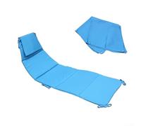 Ensemble de rechange en tissu pour chaise suspendue d'extérieur avec housses de siège et de parasol avec coins de protection et ajustement sécurisé (bleu)