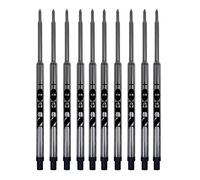 - Ensemble de recharges pour stylo à bille Waterman Recharge de stylo à bille à pointe moyenne. SET OF 10 BLACK INK