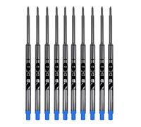 - Ensemble de recharges pour stylo à bille Waterman Recharge de stylo à bille à pointe moyenne. SET OF 10 BLUE INK