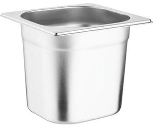 Ensemble de récipients gastronorm Vogue en acier inoxydable 6x1/6 avec couvercle