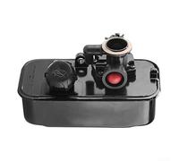 Ensemble de réservoir de carburant de carburateur pour moteur 498809 498809A pièces de rechange avec kit de joint de tuyau de carburant en caoutchouc pour tondeuse à gazon à essence