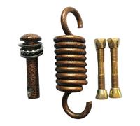 Ensemble de ressorts pour chaise à œufs en acier inoxydable robuste, grande | Kit de ressorts pour fauteuil suspendu pour montage au plafond en intérieur, salle de sport, sac de frappe, balcon, garage