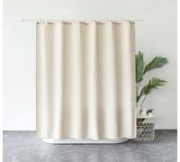 Ensemble de rideau de douche imperméable, 1 pièce, aspect lin
