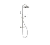 Ensemble de robinet mélangeur mural à 2 voies pour douche Tres Clasic Acier - TRES 24219102AC