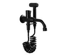 Ensemble de robinets de Bidet de Toilette rotatifs à 360 °, Robinet de Bidet Froid Simple Mural, Pomme de Douche hygiénique à Main, Lavage de Voiture, Robinet pulvérisateur pour Animaux de Compagnie