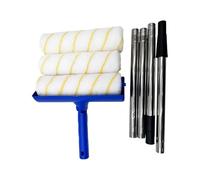 Ensemble de rouleaux de peinture, outils de peinture, rouleau de peinture ergonomique avec manche télescopique pour murs, meubles et plafonds, décoration intérieure, projets de bricolage
