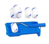 Ensemble de rouleaux de peinture portable, réglable et facile à utiliser | Rouleau de peinture pour un usage domestique pour les peintures intérieures et extérieures sur les plafonds, murs