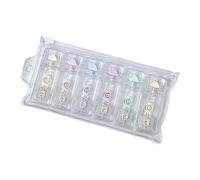 Ensemble de ruban correcteur à sec, rouleaux de ruban de couverture compacts de 6 pièces avec corps transparents et pochette transparente pour documents de travail a