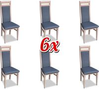 Ensemble de salle à manger Groupe de meubles Salle à manger 6x Chaise Set Chaises Nouveau