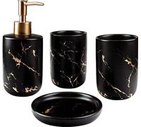 Ensemble de salle de bain en 4 parties - Noir