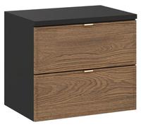Ensemble de salle de bain SAVIA : meuble sous vasque 60cm + plan vasque