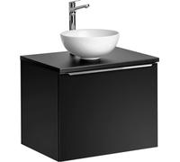 Ensemble de salle de bain VANTA : meuble sous vasque 60cm + plan pour vasque + 1 vasque blanche à poser