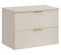 Ensemble de salle de bains NOXERA 80 cm – Marron congo – plan pour vasque