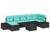 vidaXL Ensemble de Canapés 5 pc polyrotin | Hyper facile à agencer comme t'as envie, Fait avec des matériaux robustes pour l'extérieur, Look moderne qui rehausse