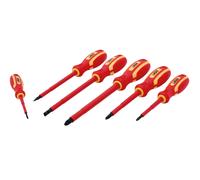 Jeu De Tournevis Isolés VDE Laser Outils 6 Pièces 8455