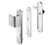 Ensemble de sécurité blindé Blindomax béquille + palière DISEC Clé i - Argent - A0P55D1F F6