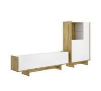 Ensemble de séjour, Meuble TV + Buffet haut avec niche ouverte et 2 portes