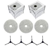 Ensemble de serpillères, sac à poussière et brosse latérale pour ECOVACS pour DEEBOOT pour MINI