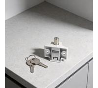 Ensemble de serrures de fenêtre UPVC pour portes coulissantes et applications de terrasse avec construction en aluminium et plaques de gâche renforcées