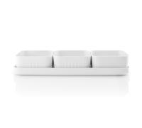 Ensemble de service pour tapas LEGIO NOVA 37 cm, blanc, porcelaine, Eva Solo
