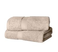 Ensemble de Serviettes de Bain, 2 pièces, Coton supérieur de 900 grammes, Pierre