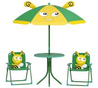 Ensemble de sièges pour enfants AIYAPLAY avec 2 chaises pliantes, motif abeilles