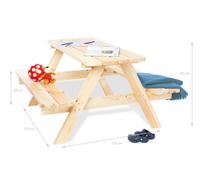Ensemble de sièges pour enfants 'Nicki pour 4 Maxi', naturel
