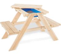 Ensemble de sièges pour enfants Pinolino "Matsch-Nicki" pour 2 personnes, en bois massif naturel : bois de conifères, non traité